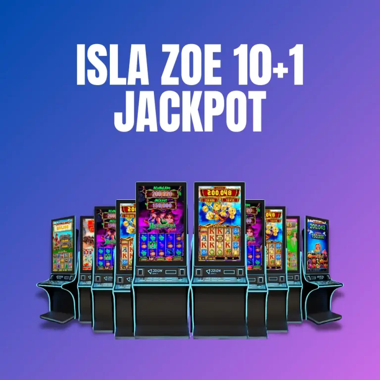 Isla de 10 juegos ZOE con jackpot